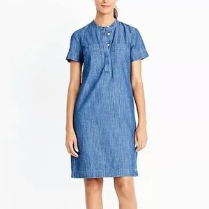 J. Crew Chambray Denim Shirt Dress NWT - size XS